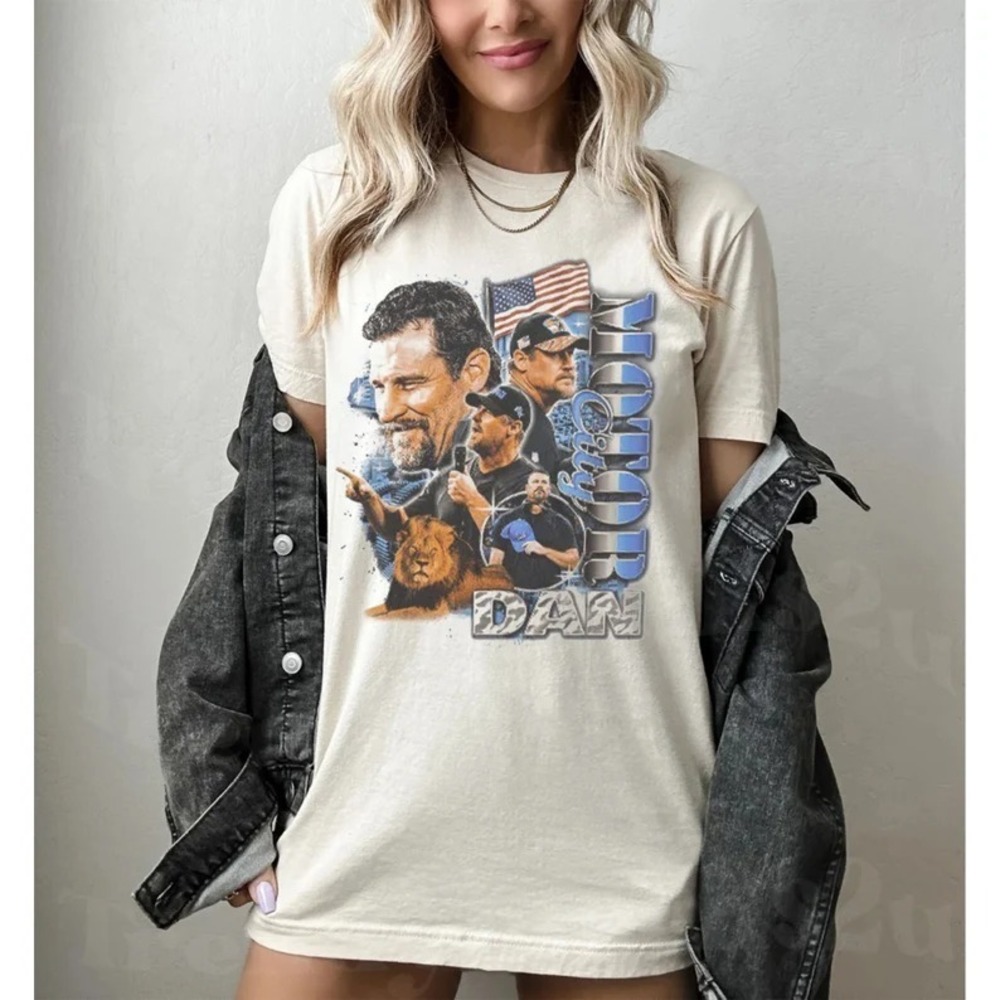 Motor City Dan Cambell Unisex Tshirt Tshirt For Kids